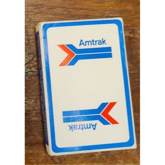 The US Playing Cards Co Other - NOS C1975 Sealed Vintage Amtrak Playing Cards - Complete